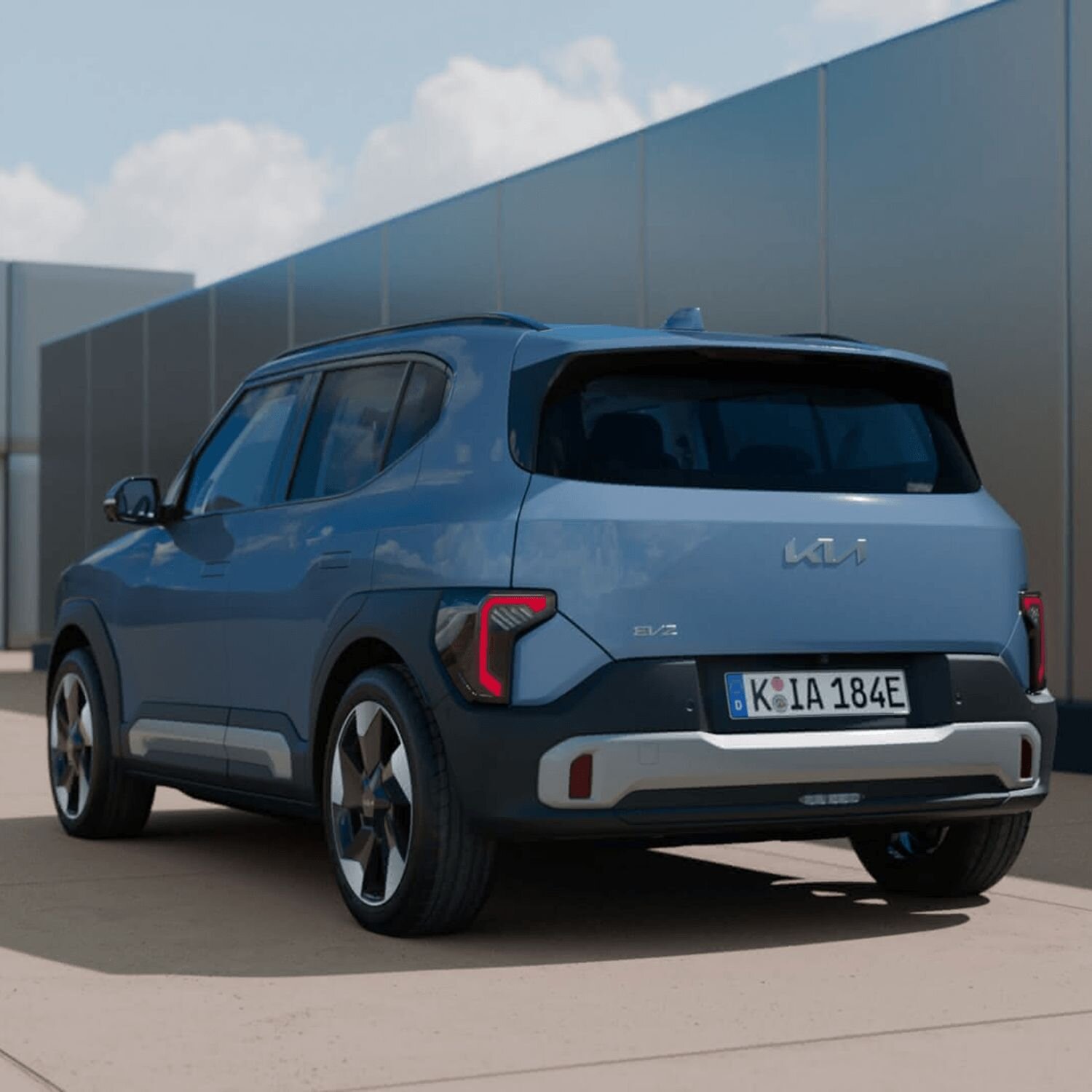 Heck des Kia EV2