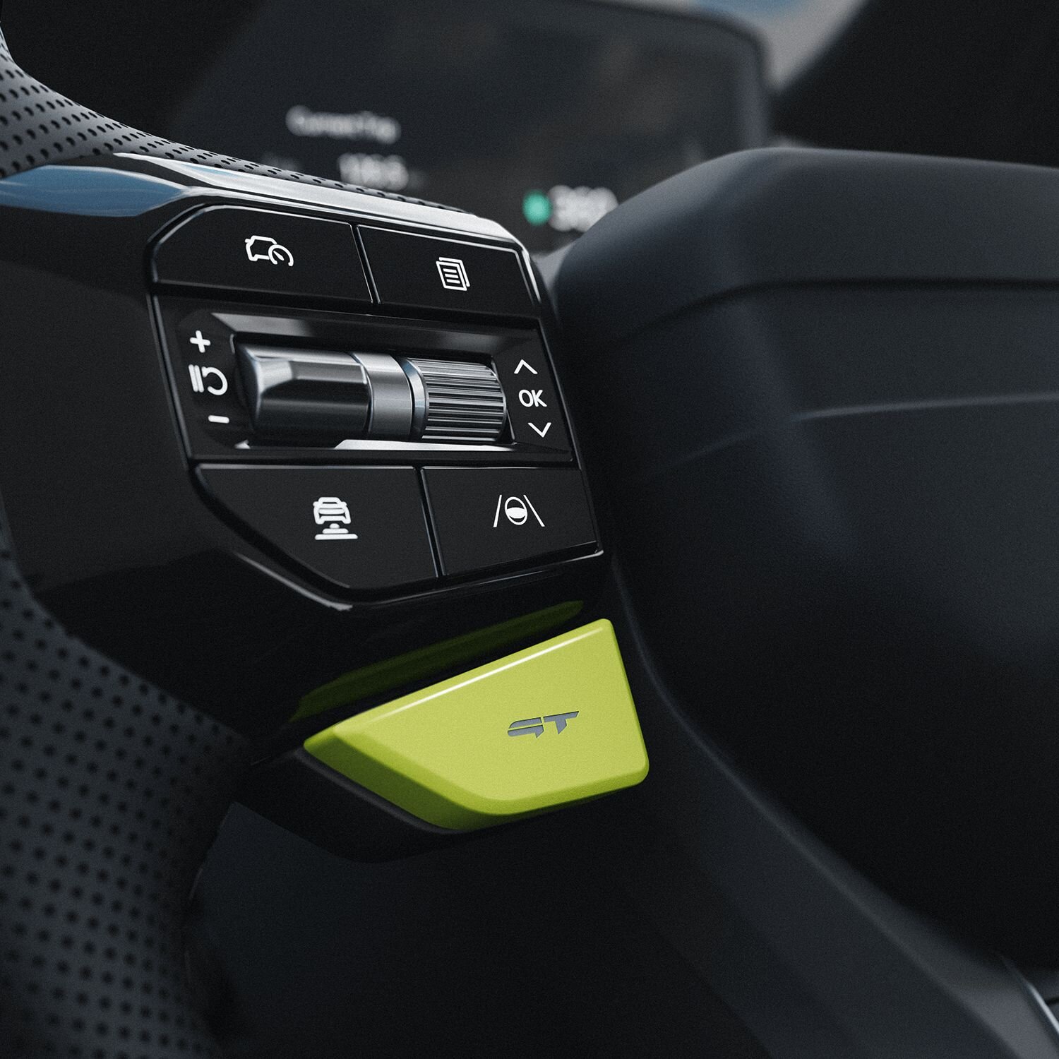Lenkrad des Kia EV9 GT