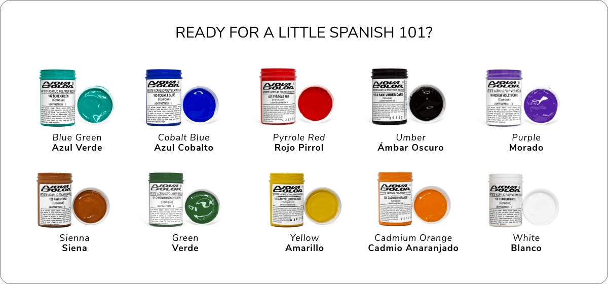 Ready for a little Spanish 101? Bundle Colors