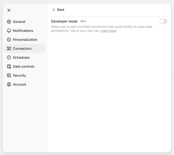 screenshot showing where to enable dev mode