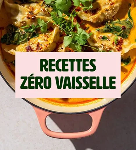 Recettes zéro vaisselle