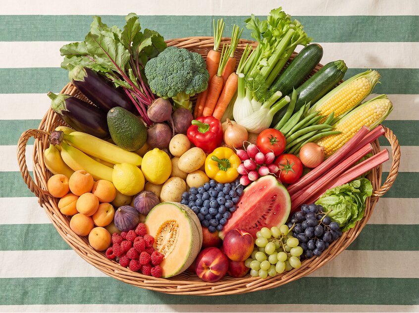 fruits et légumes en aout