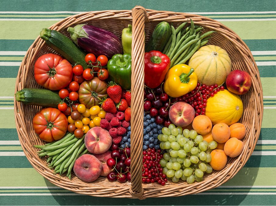 Fruits et légumes d'été