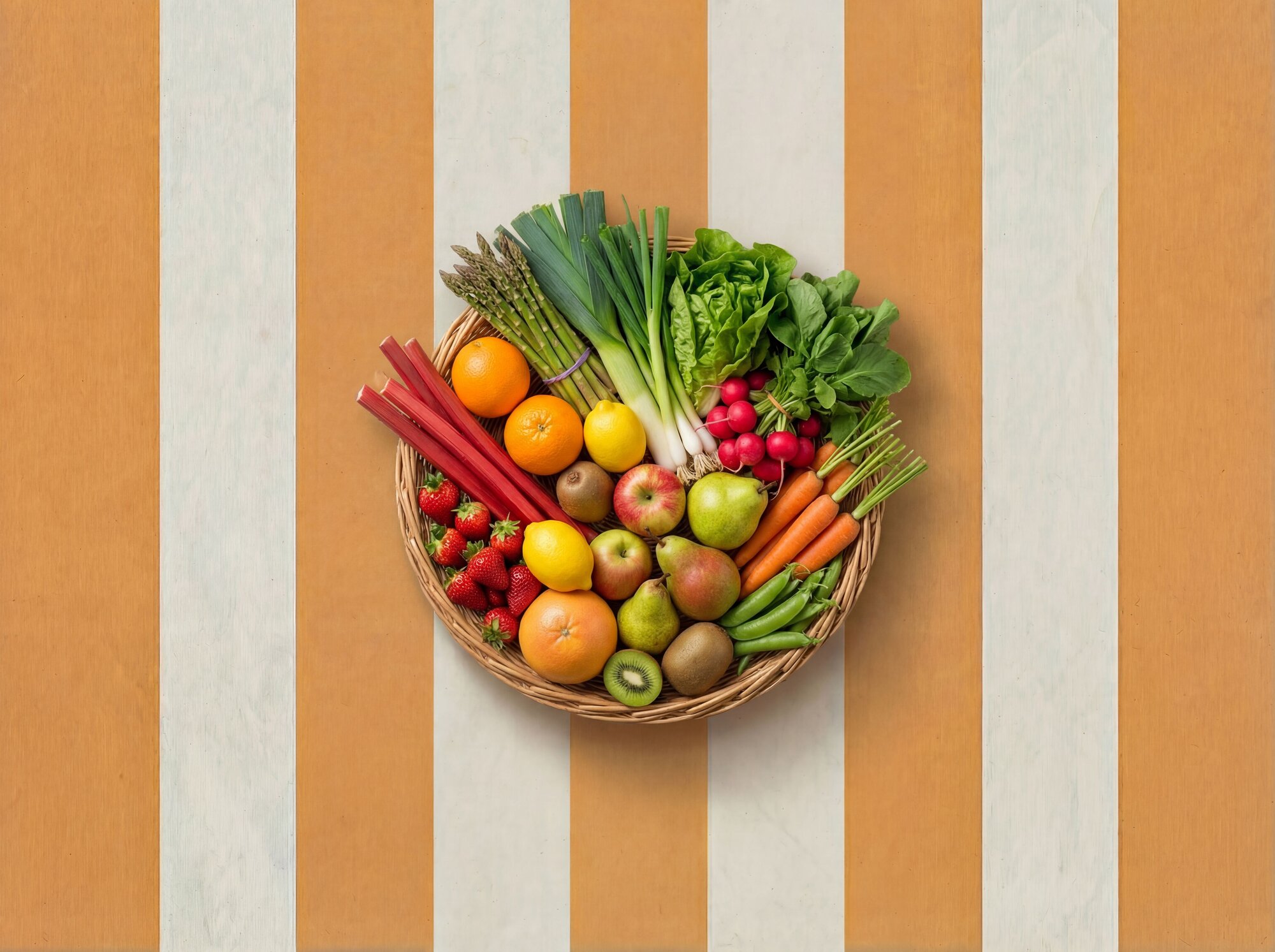 fruits et légumes en mars