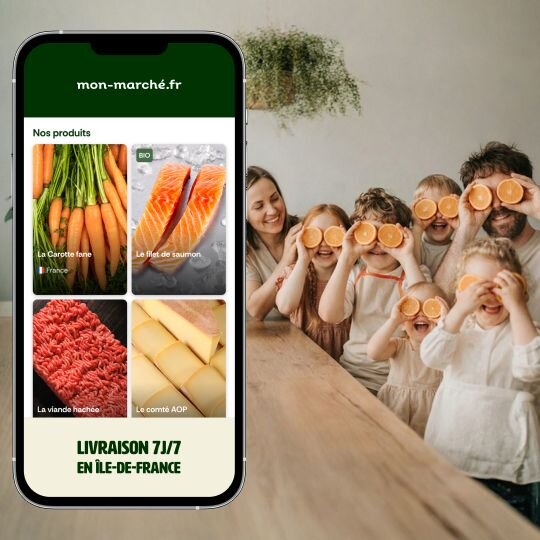 la livraison de courses pour familles nombreuses