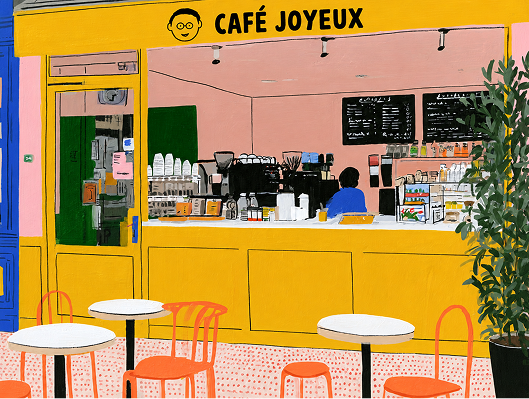 Un établissement Café Joyeux