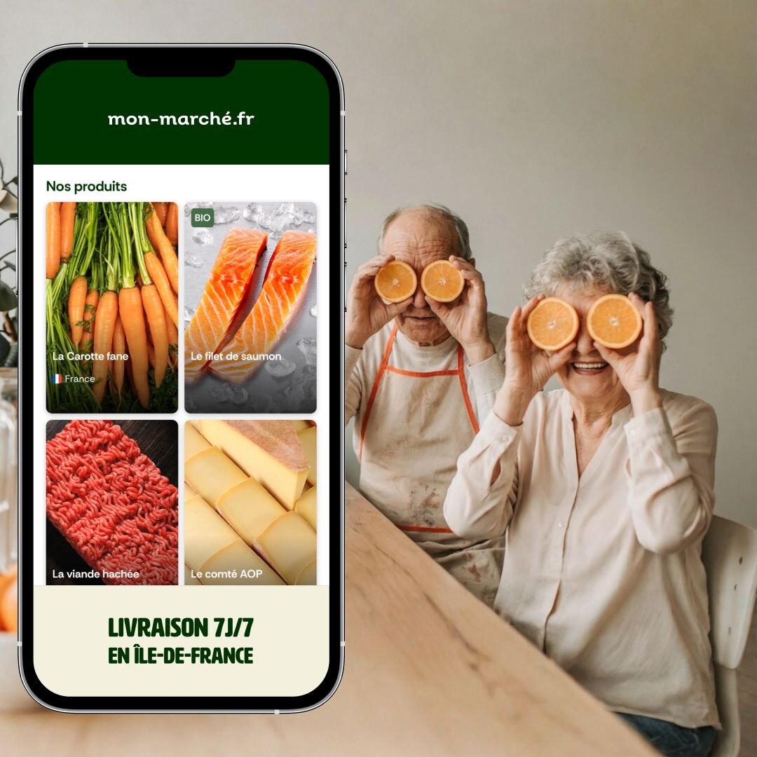 la livraison de courses pour personnes agées