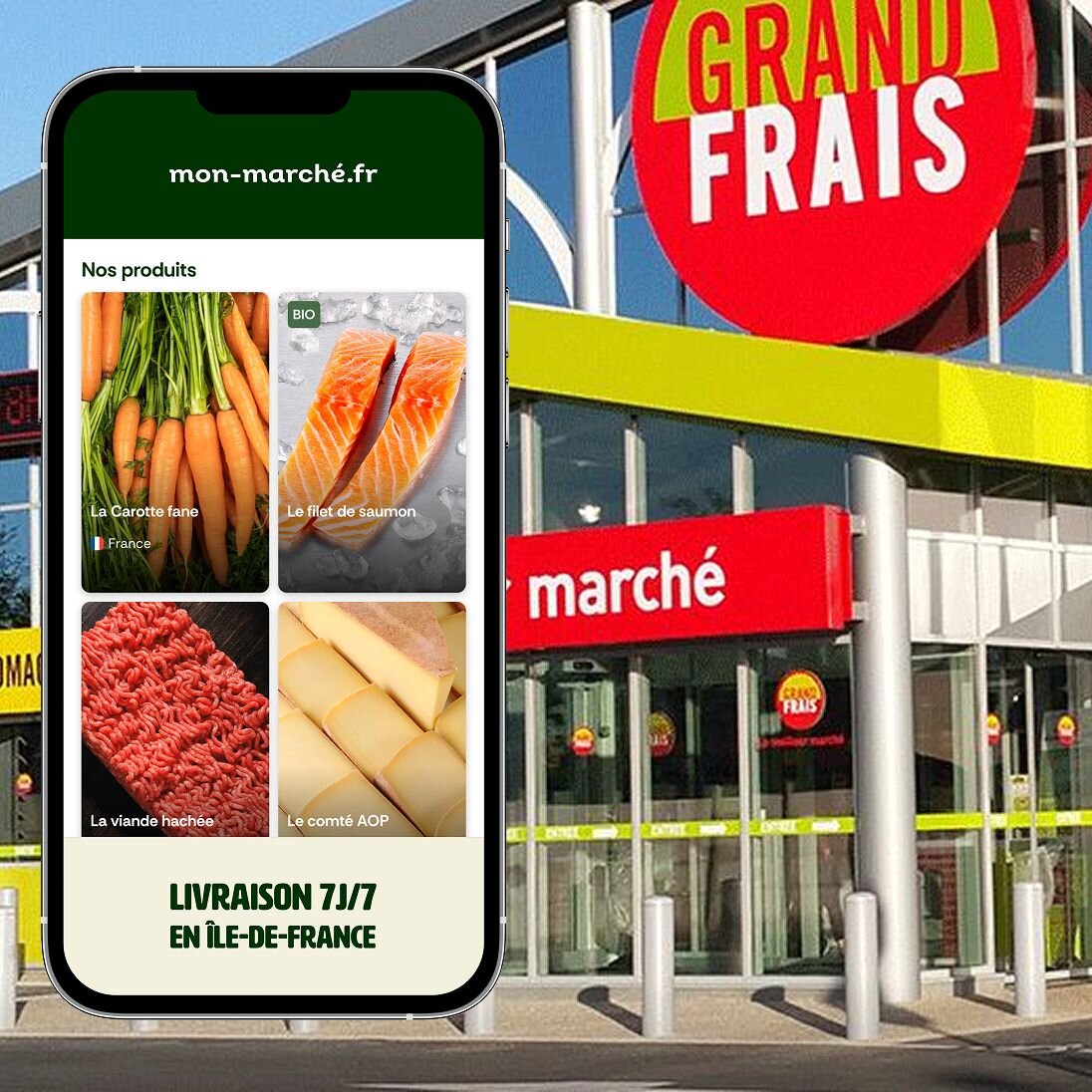 Livraison de courses domicile autour de moi 