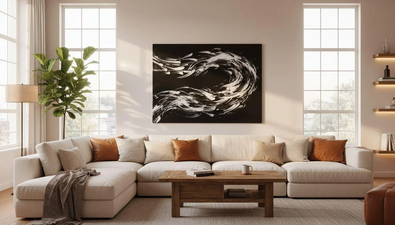 Black Canvas Art: Style, Hang, and Transform Your Space