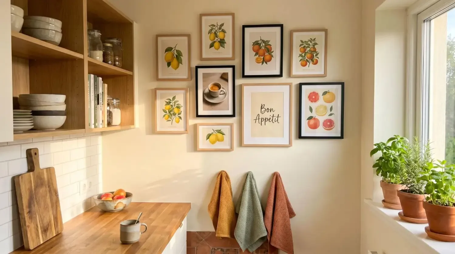 Kitchen Wall Art Prints: Easy Ideas for Renter-Friendly Decor