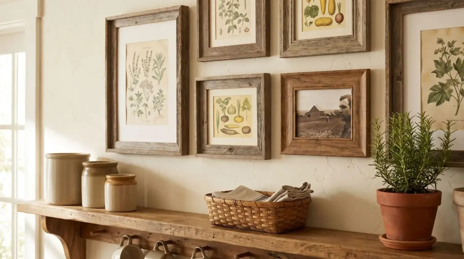 Farmhouse Kitchen Wall Art: 4 Charming Ideas