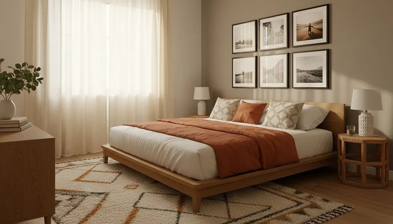 Geometric Bedroom Decor: Create Calm & Modern Spaces