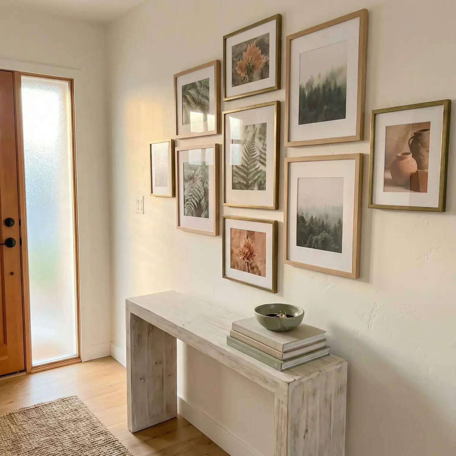 staggered gallery of accent colors