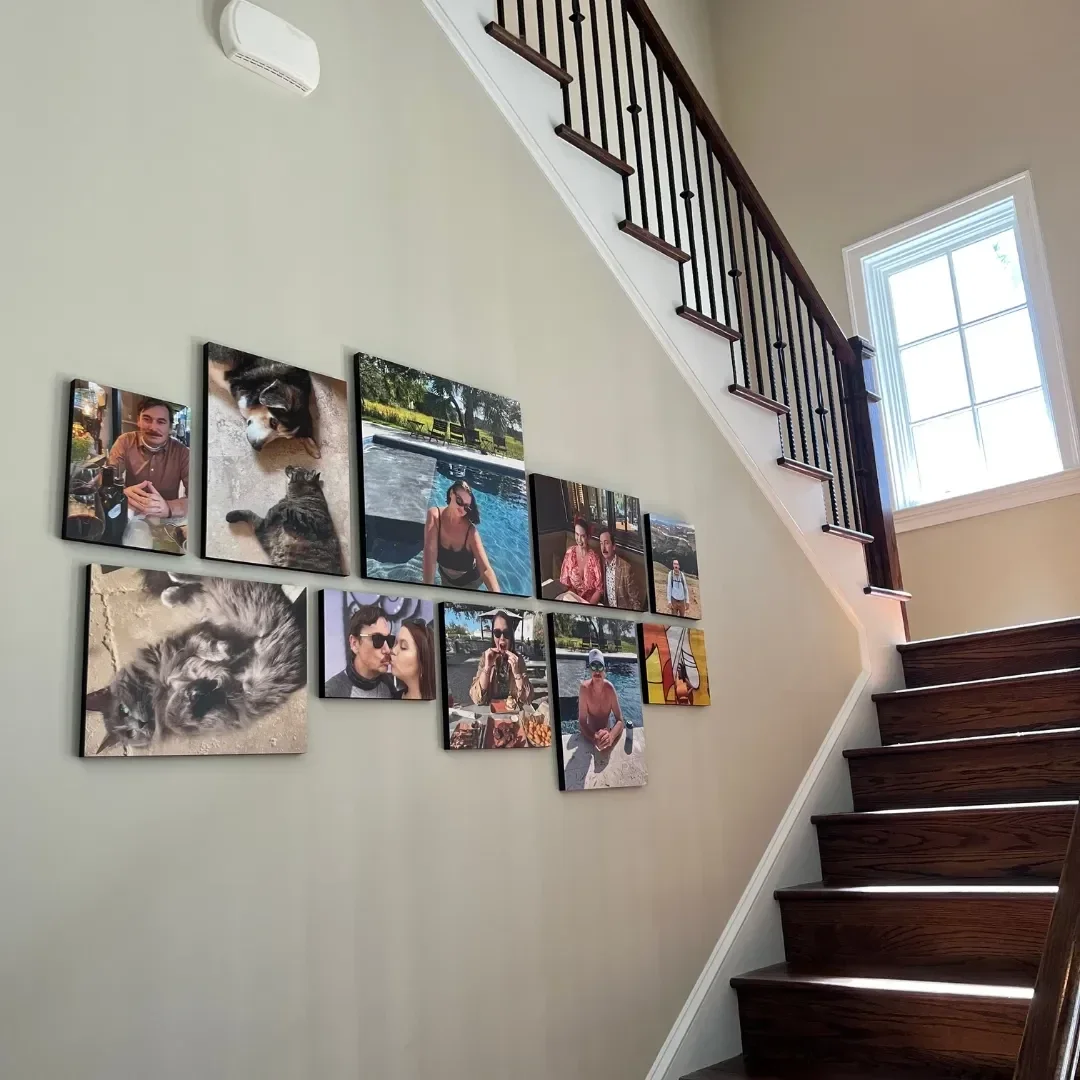  How to Hang Large Art on Staircase Wall