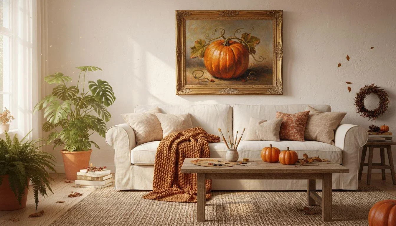 Pumpkin Painting Canvas: Easy Ideas for Fall Decor