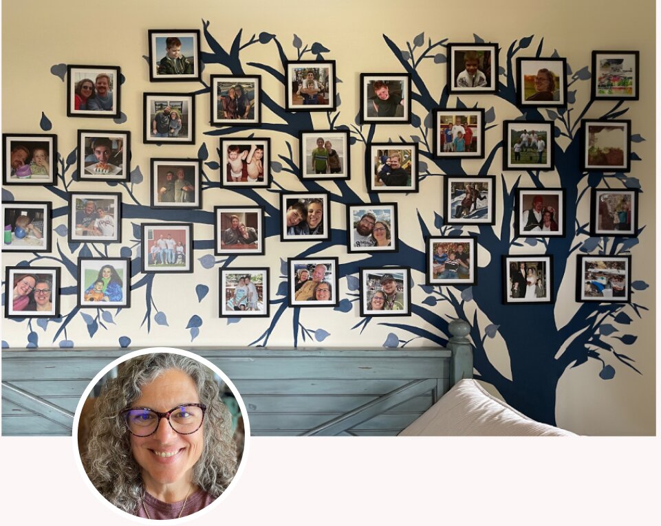 Create Your Own Family Tree Wall with personalized photos and memories.