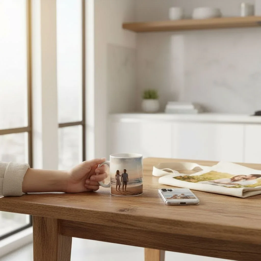 Personalized photo gifts for daily routines