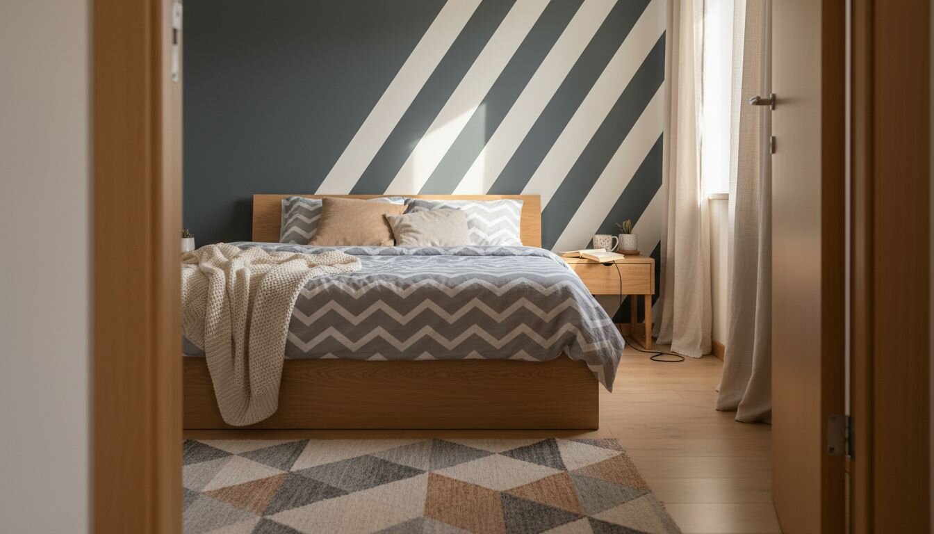 Geometric Bedroom Decor: Create Calm & Modern Spaces