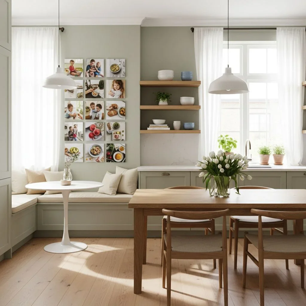 Kitchen shelves and mini photo gallery inspiration