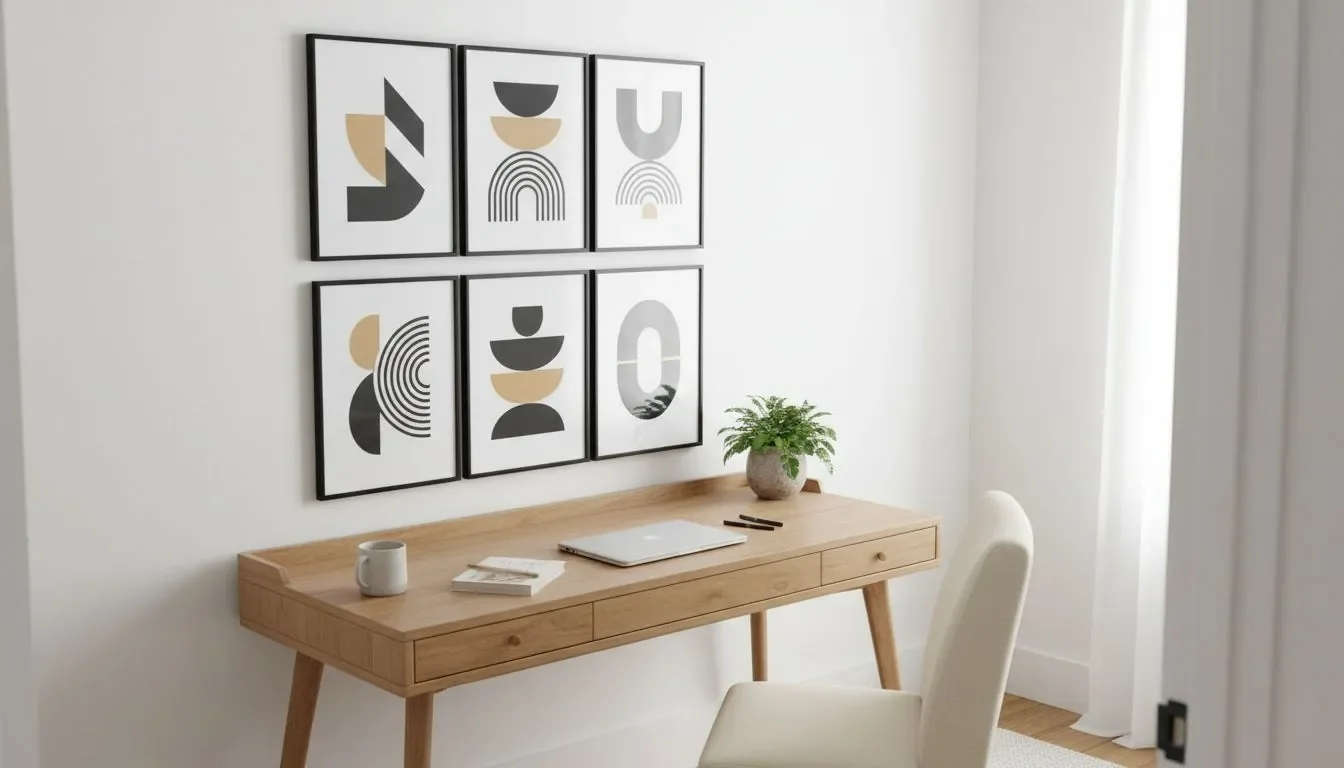 Geometric Wall Art for Living Room: Style Your Space Today