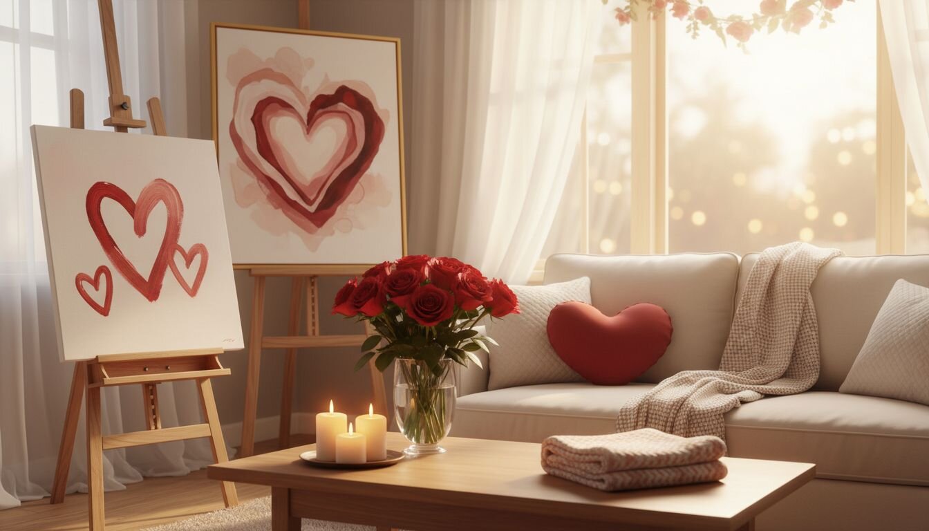 Valentine’s Day Canvas Paintings: Create Your Love Story