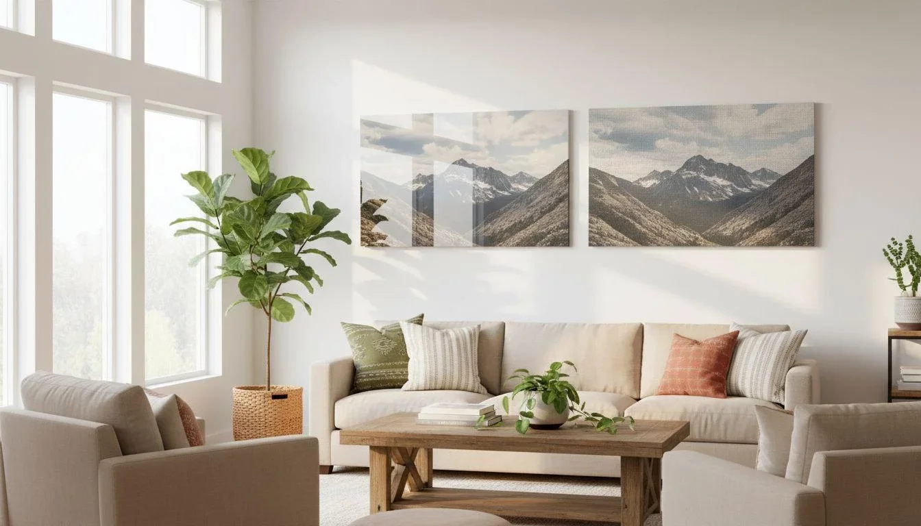 Acrylic Print vs Canvas: Choose Your Perfect Wall Art