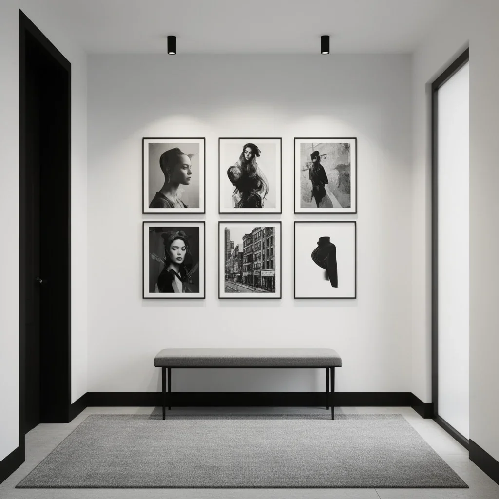 Monochrome portraits can add style to your personal home or art space