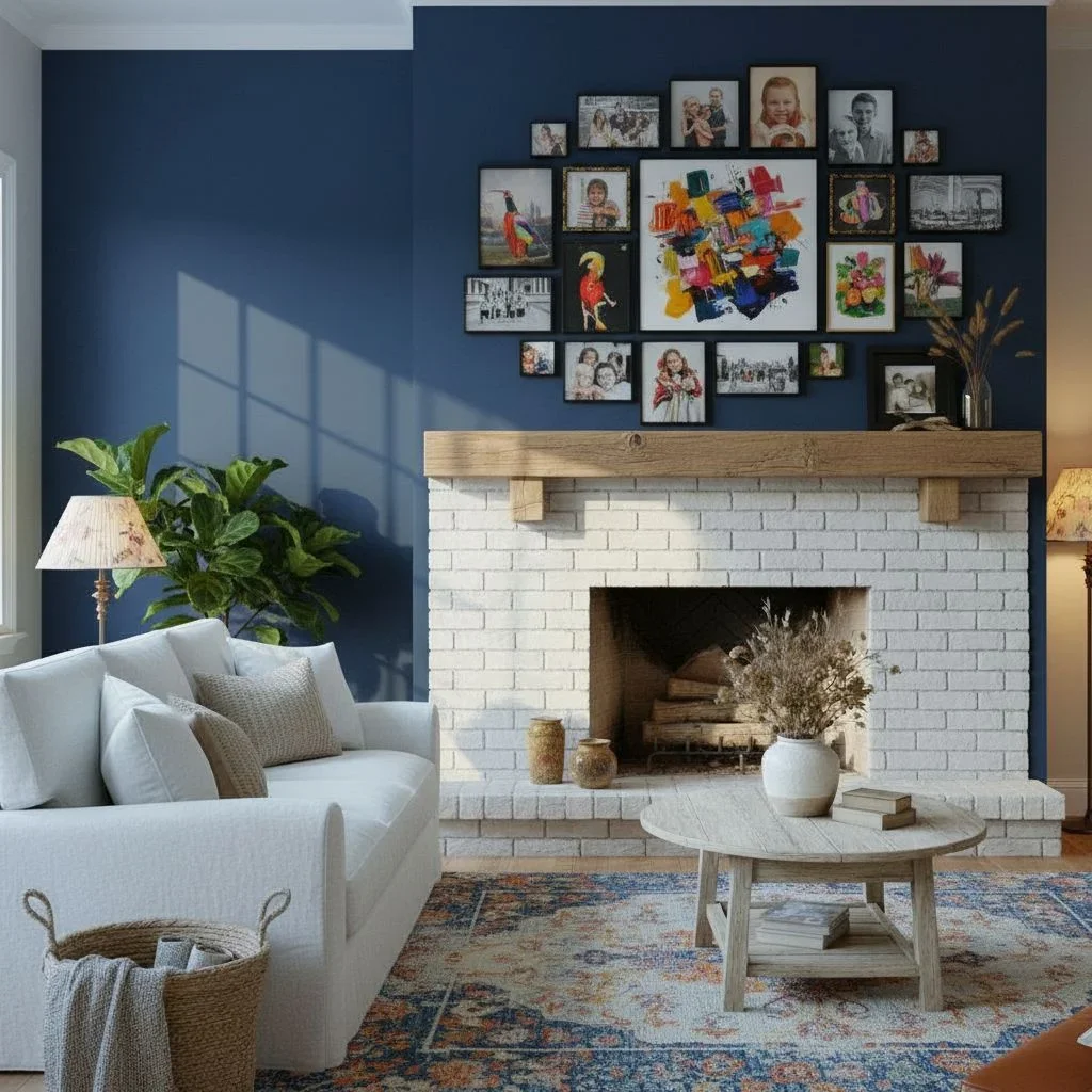 Contrast colors and family portraits