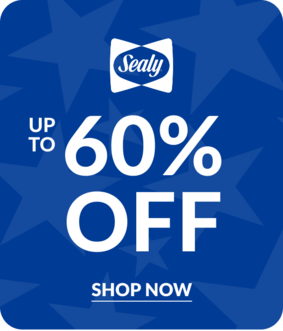 Sealy up to 60% off Shop Now