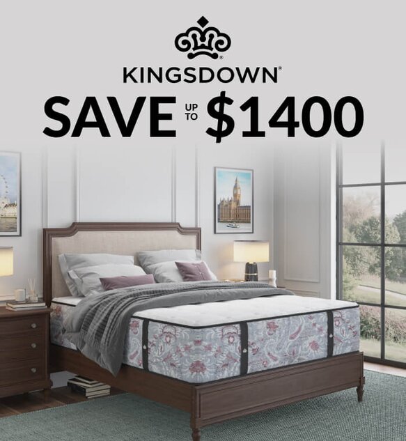 Kingsdown Save up to $1400