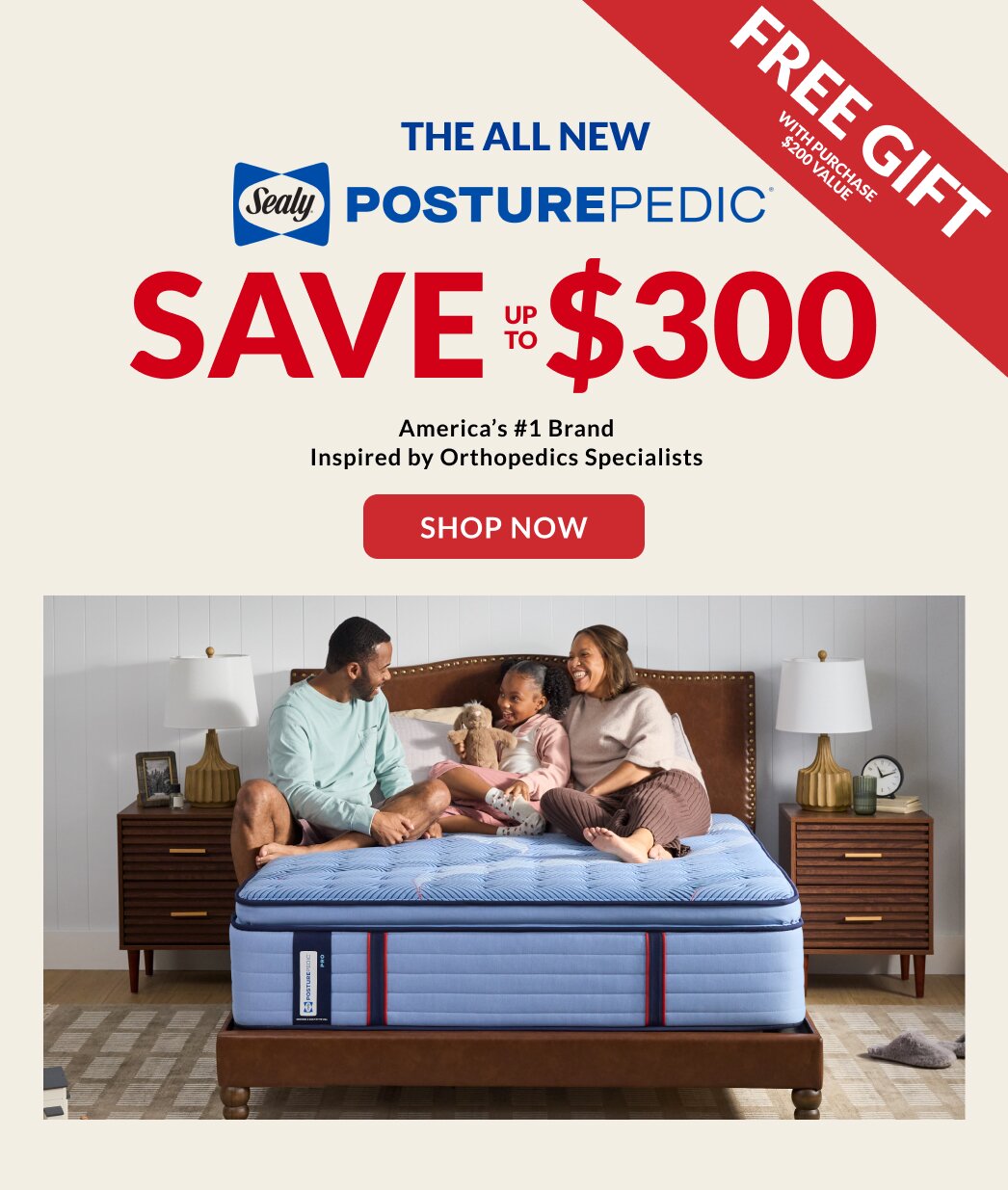 Sealy Posturepedic save up to $300