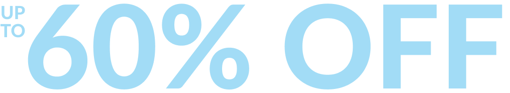 Up to 60% OFF