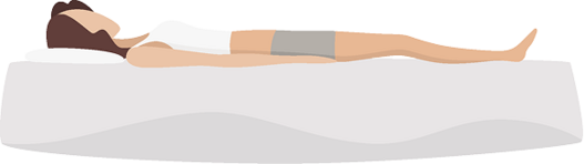 illustration of back sleeper
