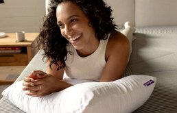Purple pillows