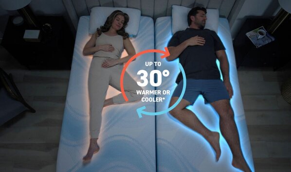 Tempur Active Breeze bed with up to 30 degrees warmer or colder icon