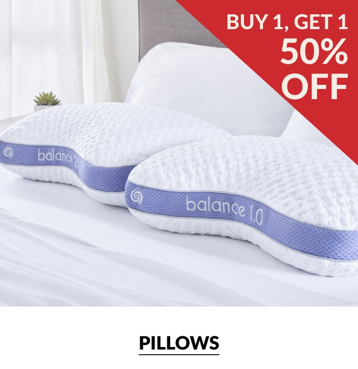 BOGO 50% Off Pillows