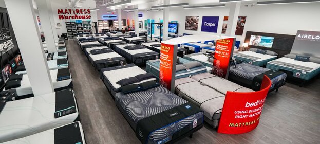 Mattress Warehouse store interior