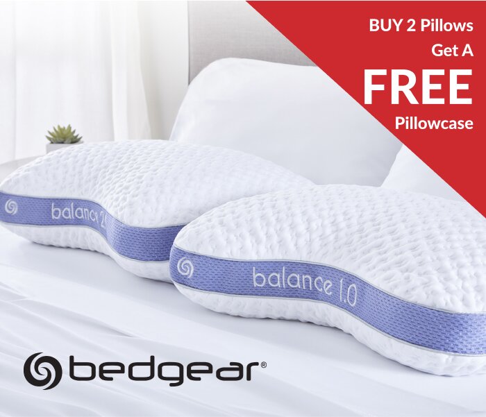 Buy 2 Pillows, get a Free Pillowcase
