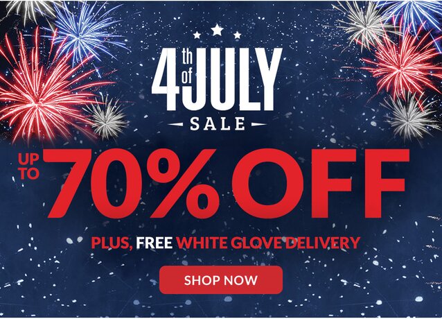 4th of July Sale up to 70% Off