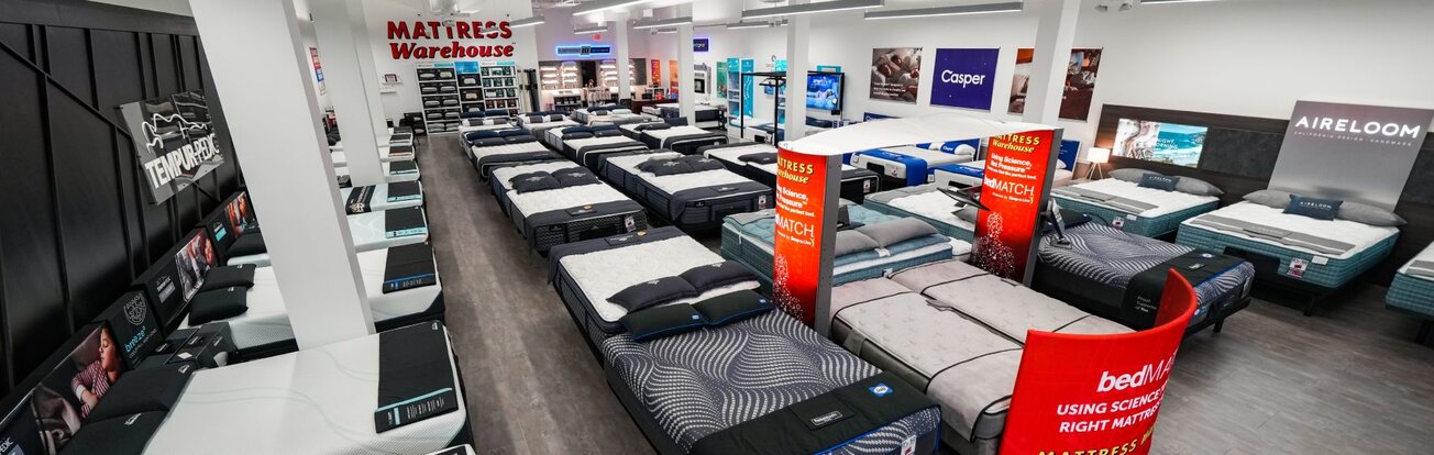Mattress Warehouse store interior