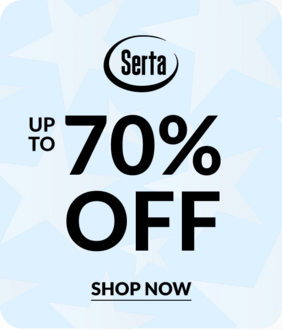 Serta up to 70% off Shop Now