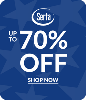 Serta up to 70% off Shop Now
