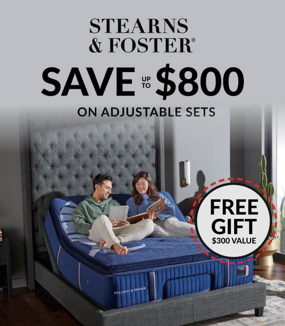 Stearns & Foster Save up to $800