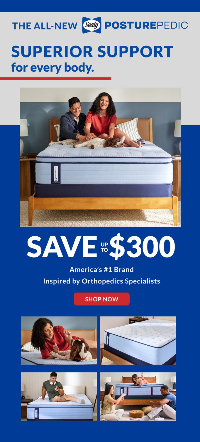 Sealy Posturepedic save up to $300