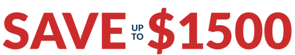 Save up to $1500
