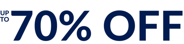 up to 70% Off