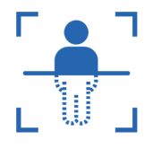 Body sensing technology icon