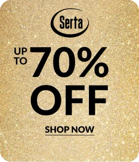 Serta up to 70% off Shop Now