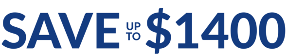 Save up to 1400