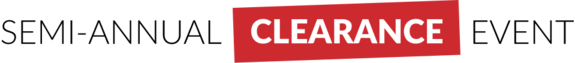 Semi-Annual Clearance Event